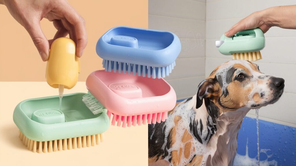 pet grooming gloves